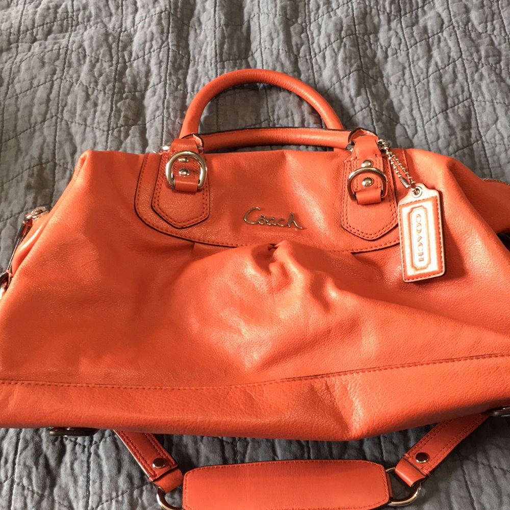 Coach leather NWT never used